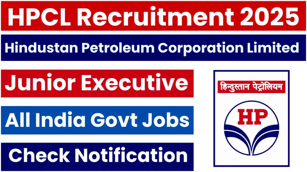 HPCL Junior Executive Recruitment 2025