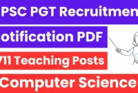 HPSC PGT Computer Science Recruitment 2025