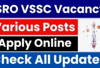 ISRO VSSC Technician, Draughtsman, Pharmacist Recruitment 2025