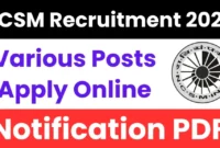 NCSM Recruitment 2025