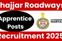Jhajjar Roadways Apprentice Recruitment 2025