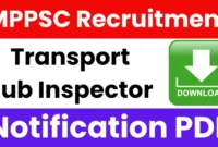 MPPSC Transport Sub Inspector Recruitment 2025