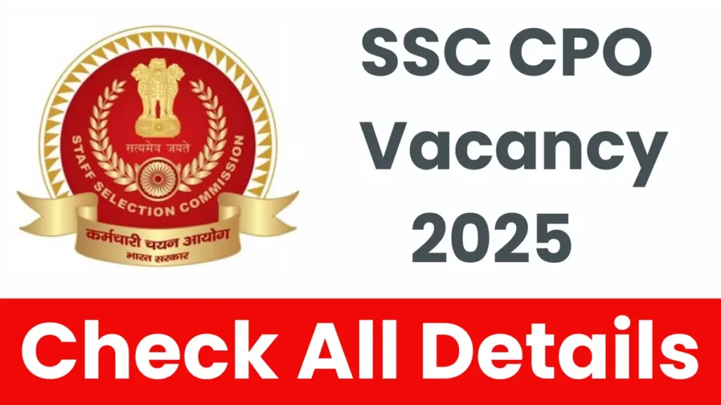 SSC CPO Recruitment 2025